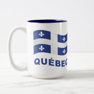 Québec Tweekleurige Koffiemok