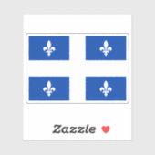 Quebec Vlag Graphic Sticker (Vel)