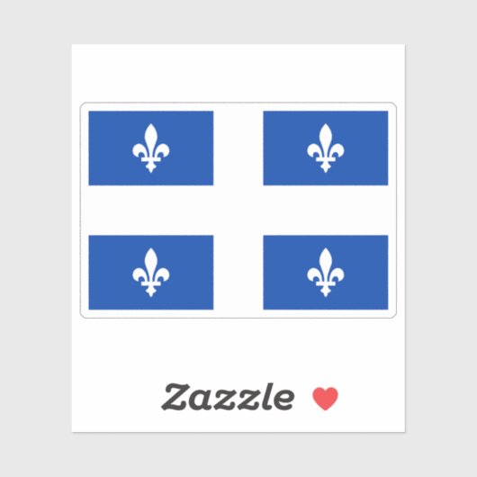 Quebec Vlag Graphic Sticker (Vel)