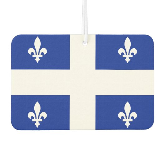 Quebec vlag luchtverfrisser (Voorkant)