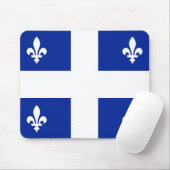Quebec-vlag Muismat (Met muis)