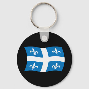 Quebec Vlag Sleutelhanger