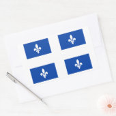 Quebec Vlaggen Graphic Rechthoekige Sticker (Envelop)