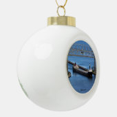 Quebecois bal of sneeuwvlok ornament (Links)