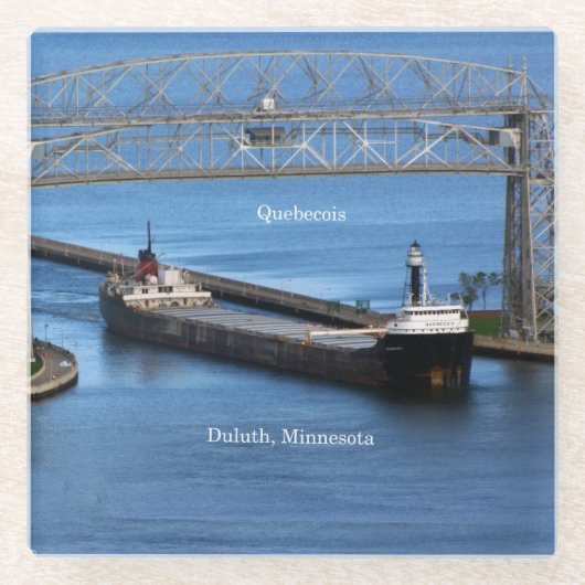 Quebecois Duluth glass onderzetter (Voorkant)