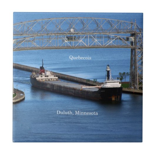Quebecois Duluth tile Tegeltje (Voorkant)
