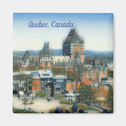 QUEBEC'S PET DIAMANT LANDSCAPE FOTO PAINTING MAGNEET (Voorkant)