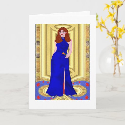 Quebec's Style LeeMarie's creatieve ontwerp Kaart (Gele Bloem)