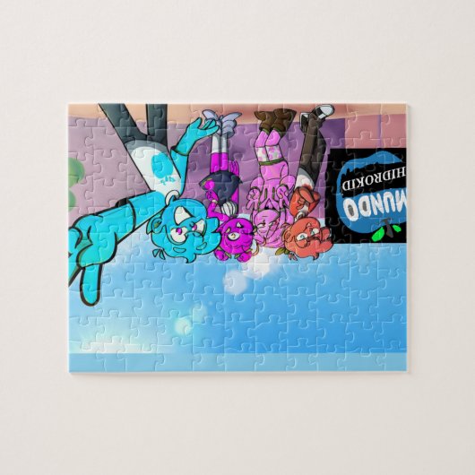 Quebra-cabeça do Mundo Hidrokid Legpuzzel (Horizontaal)