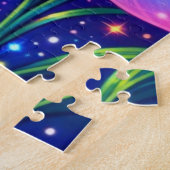 Quebra-Cabeça (Puzzle) Beija-Flores Enamorados Legpuzzel (Zijkant)