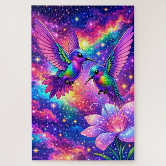 Quebra-Cabeça (Puzzle) Beija-Flores Enamorados Legpuzzel (Verticaal)