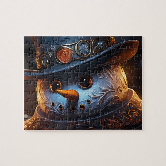 Quebra-Cabeça (Puzzle) Boneco de Neve Estiloso Legpuzzel (Horizontaal)