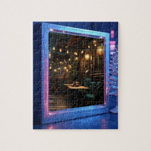 Quebra-Cabeça (Puzzle) Café de Natal Legpuzzel (Verticaal)