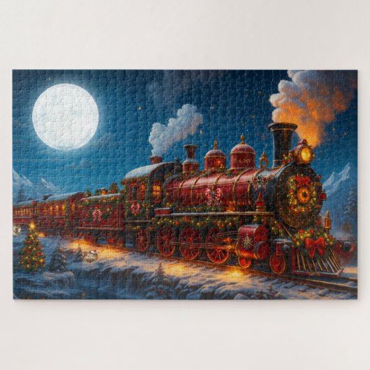 Quebra-Cabeça (Puzzle) Expresso do Papai Noel Legpuzzel (Horizontaal)