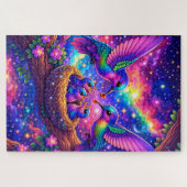 Quebra-Cabeça (Puzzle) Família Beija-Flor Legpuzzel (Horizontaal)