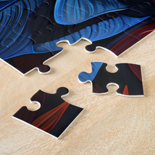 Quebra-Cabeça (Puzzle) Flores Natalinas Legpuzzel (Zijkant)