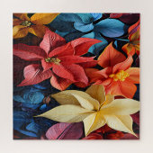 Quebra-Cabeça (Puzzle) Flores Natalinas Legpuzzel (Horizontaal)