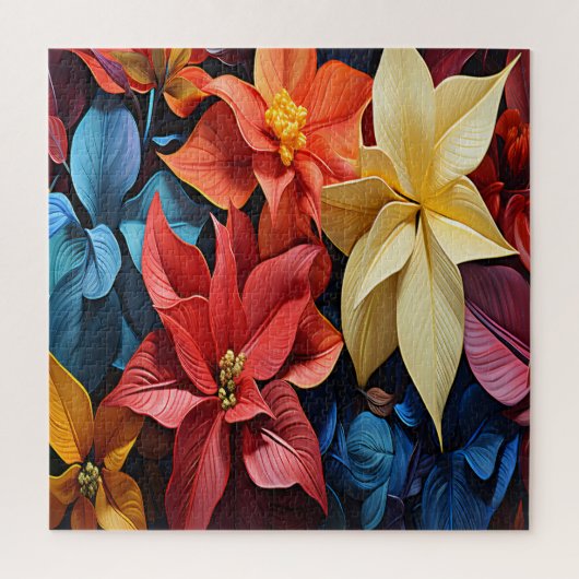 Quebra-Cabeça (Puzzle) Flores Natalinas Legpuzzel (Verticaal)