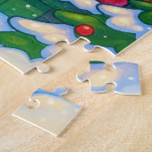 Quebra-Cabeça (Puzzle) Mamãe e Papai Noel Legpuzzel (Zijkant)