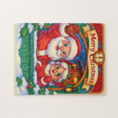 Quebra-Cabeça (Puzzle) Mamãe e Papai Noel Legpuzzel (Horizontaal)