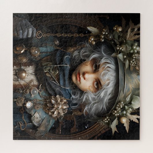 Quebra-Cabeça (Puzzle) Menina do Outono Legpuzzel (Horizontaal)