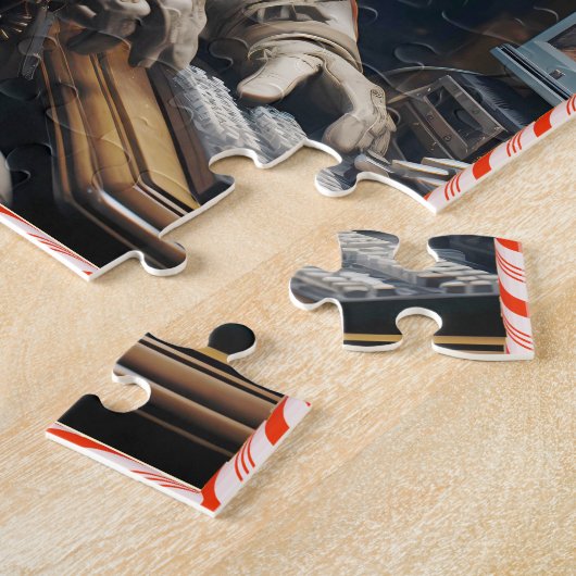 Quebra-Cabeça (Puzzle) Natal Cyberpunk Legpuzzel (Zijkant)