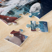 Quebra-Cabeça (Puzzle) Natal Encantado Legpuzzel (Zijkant)