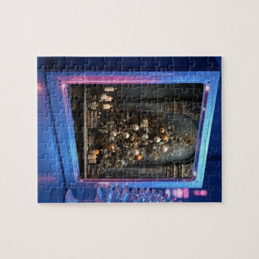 Quebra-Cabeça (Puzzle) Natal Espelhado Legpuzzel (Horizontaal)