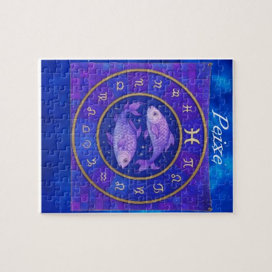 Quebra-Cabeça (Puzzle) Signo de Peixes Legpuzzel (Horizontaal)