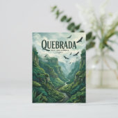 Quebrada de los Cuervos Briefkaart (Staand voorkant)