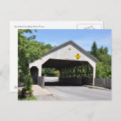 Quechee Gorge Covered Bridge - Briefkaart (Voorkant / Achterkant)