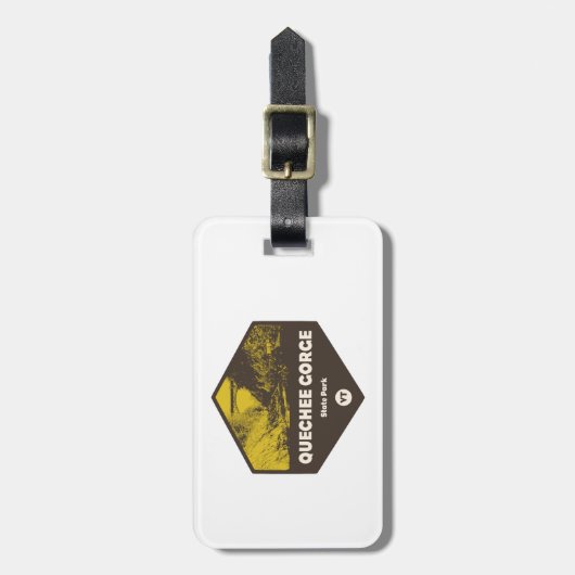 Quechee Gorge State Park Vermont Bagagelabel (Voorkant verticaal)