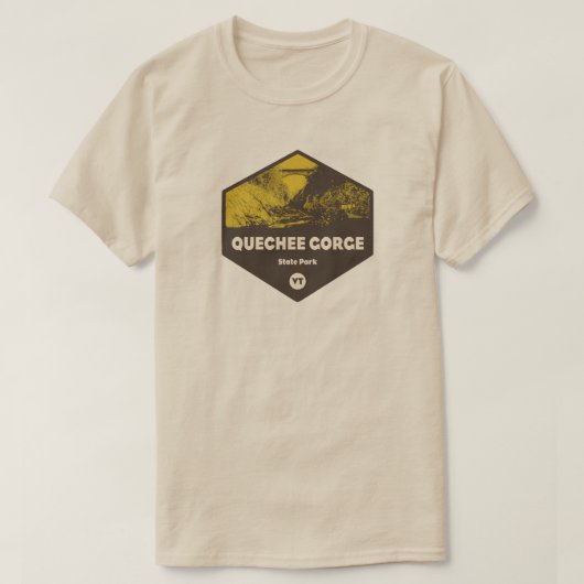Quechee Gorge State Park Vermont T-shirt (Design voorkant)