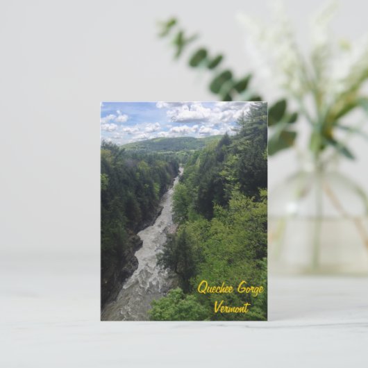 Quechee Gorge, Vermont Briefkaart (Staand voorkant)