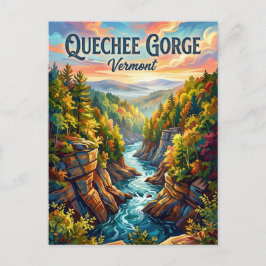 Quechee Gorge Vermont Briefkaart