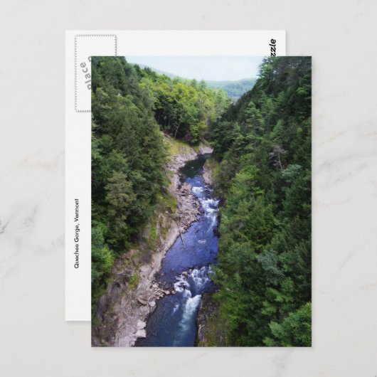 Quechee Gorge, Vermont Briefkaart (Voorkant / Achterkant)
