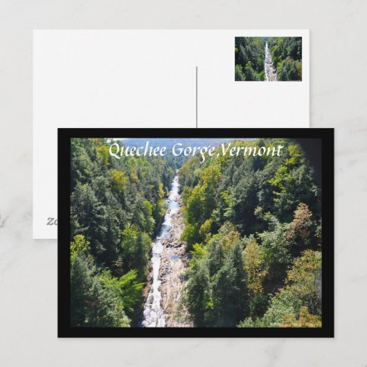 Quechee Gorge, Vermont - Briefkaart (Voorkant / Achterkant)