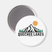 Quechee Lakes Sunset T-shirt Magneet (Voorkant / Achterkant)