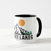 Quechee Lakes Sunset T-shirt Mok (Voorkant rechts)