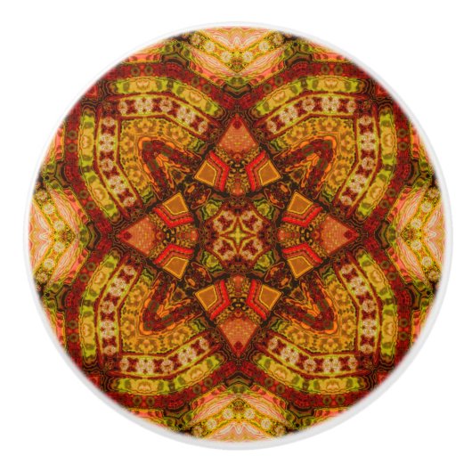 Quechua Mandala Taquina Custom Knob Keramische Knop (Voorkant)
