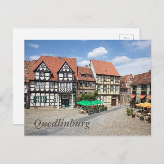 Quedlinburg Briefkaart (Voorkant / Achterkant)