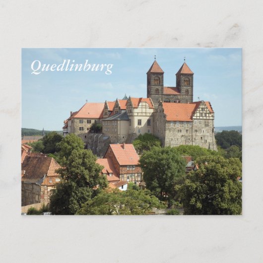 Quedlinburg Castle Briefkaart (Voorkant)