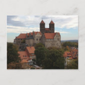Quedlinburg Castle, Harz, Duitsland Briefkaart (Voorkant)
