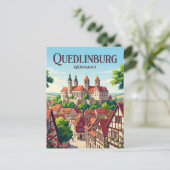 Quedlinburg Duitsland Briefkaart (Staand voorkant)