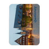 Quedlinburg nachtfoto magneet (Verticaal)