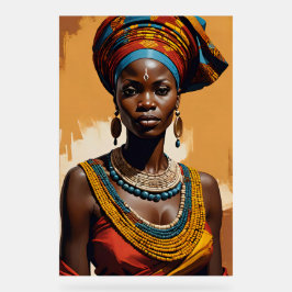 Queen 1 Acryl Teken Bord