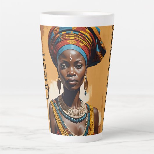 Queen 1 Latte Mok (Voorkant)