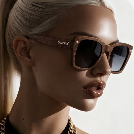 Queen A Wooden Sunglasses – Personalized 2026 Zonnebrillen