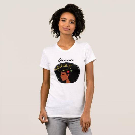 Queen African T-Shirt (Voorkant volledig)