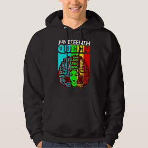 Queen Afro Melanine Zwart Meisje Magic Hoodie